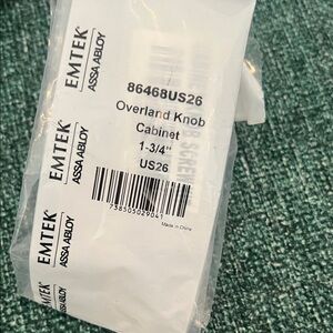 Emtek Overland Knob Cabinet Hardware